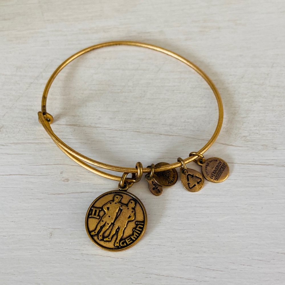 Alex and Ani GEMINI charm bangle